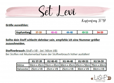 E-Book Mütze & Halssocke "Levi" KU 37-59 [Digital] - LiSi-P. KreativDesign